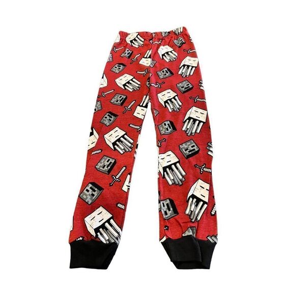 Minecraft Pajama bottoms Size 8 - Picture 2 of 6